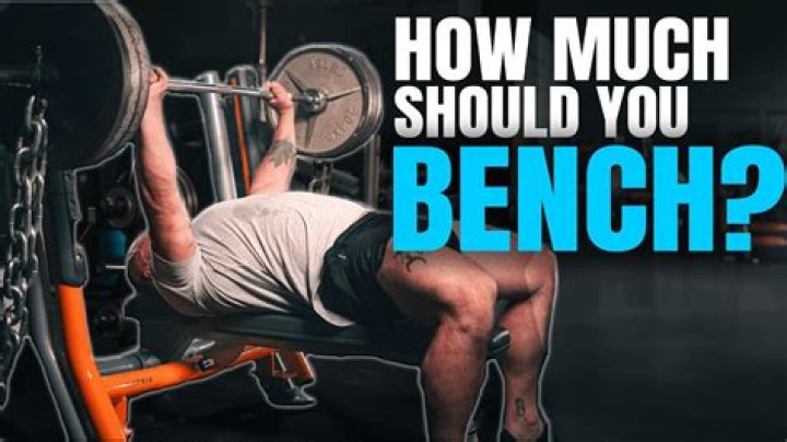 Question: How Much Can The Average Man Bench