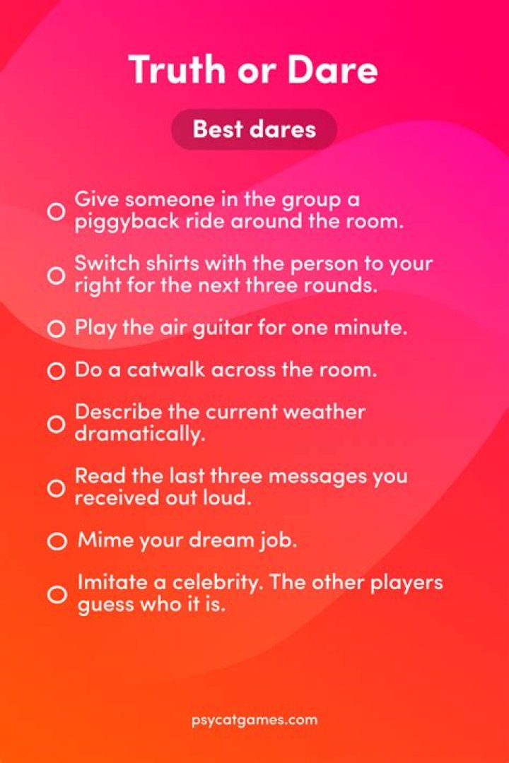 Question: What Are Some Good Triple Dog Dares
