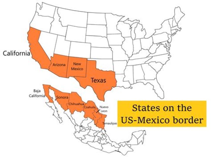 Question: What Are The 4 States That Border Mexico