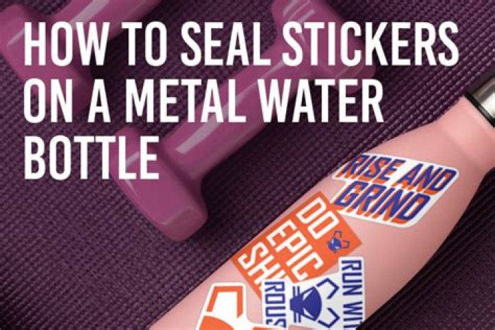 Quick Answer: How To Seal Vinyl On Water Bottles