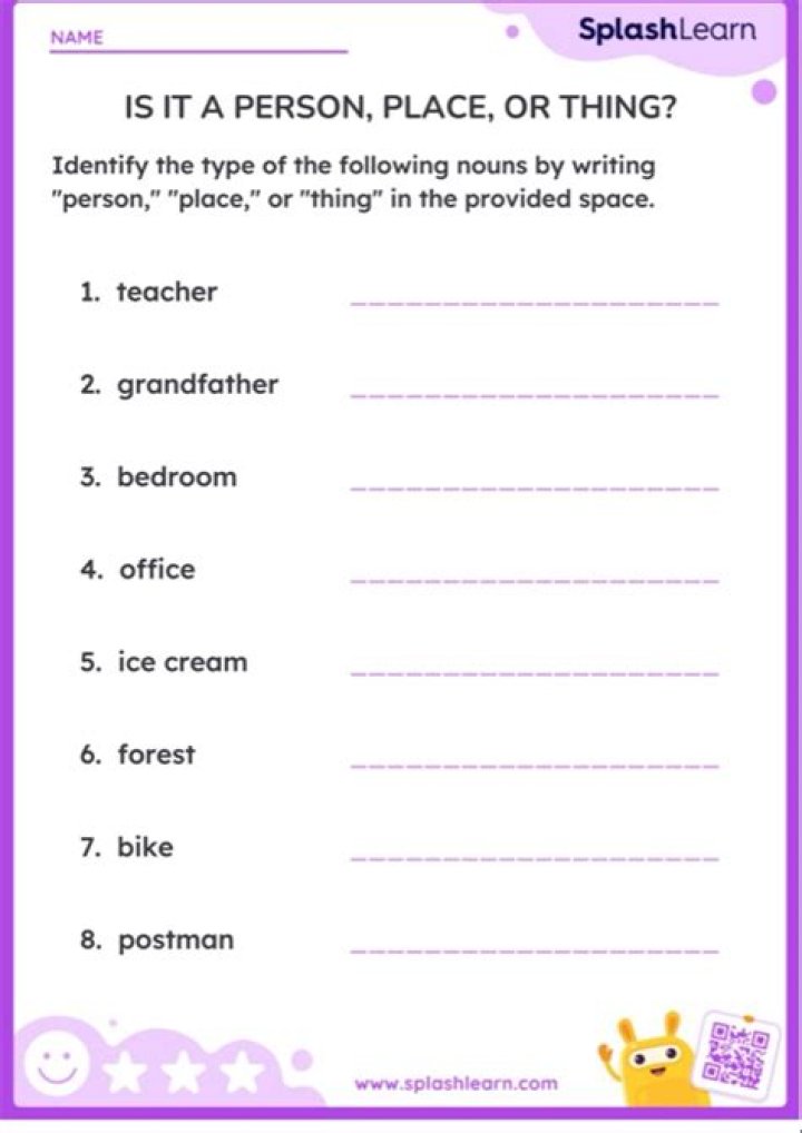 Quick Answer: Is A Dog A Person Place Or Thing