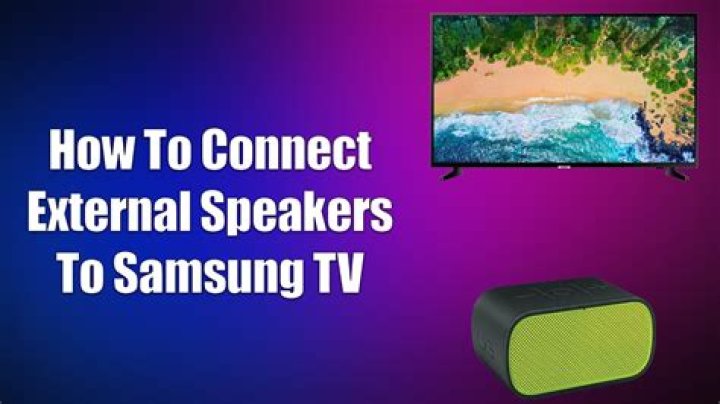 Samsung tv speakers - How To Discuss