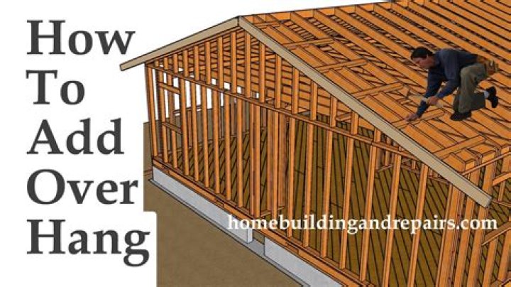 Should you overhang plywood on a roof?