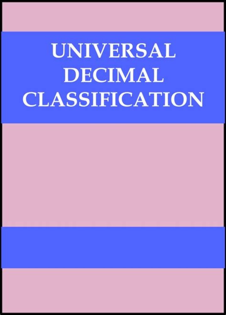 Universal decimal classification (UDC) - How To Discuss