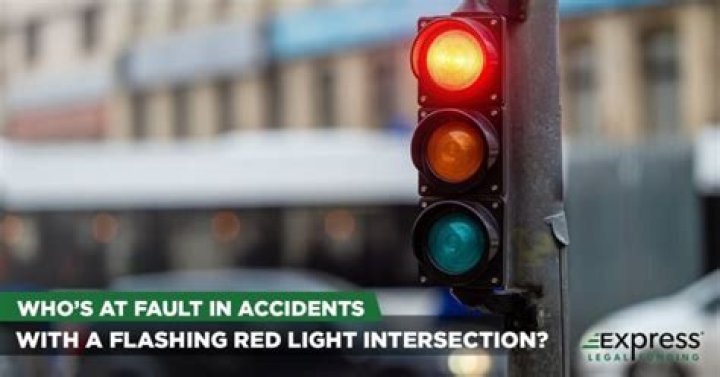 What a flashing red light mean indicate?