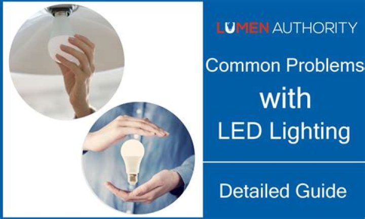What are the common problems with LED strip lighting?