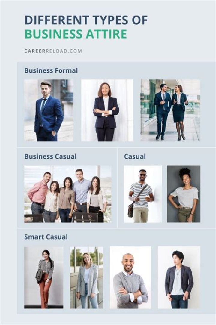 What are the different types of business attire