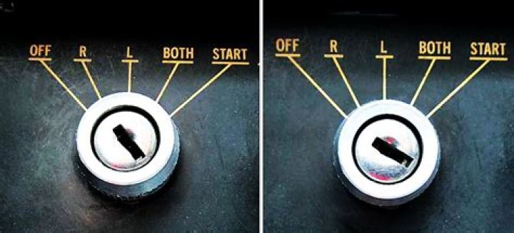What are the four 4 positions of the ignition switch?