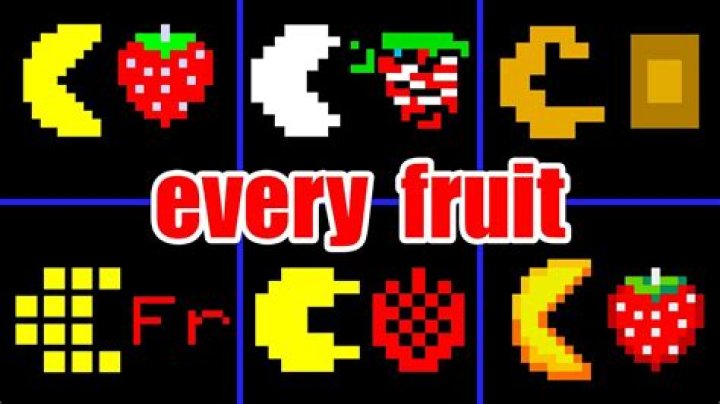 What are the fruits in Pac Man