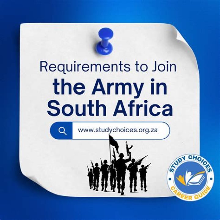What are the requirements to join the SA Army