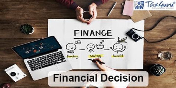 What are the types of financial decision