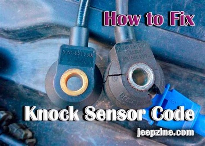 What can cause a false knock sensor code?