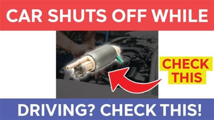 What causes a car to shut down while driving?