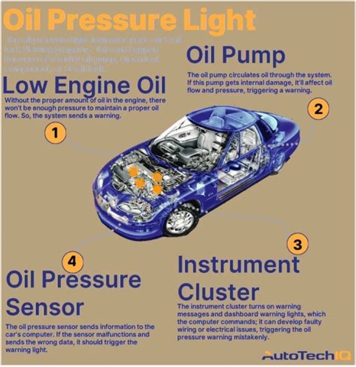 What causes high oil pressure in a boat?