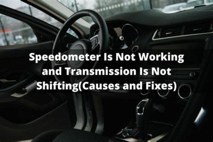 What causes tachometer not to work?