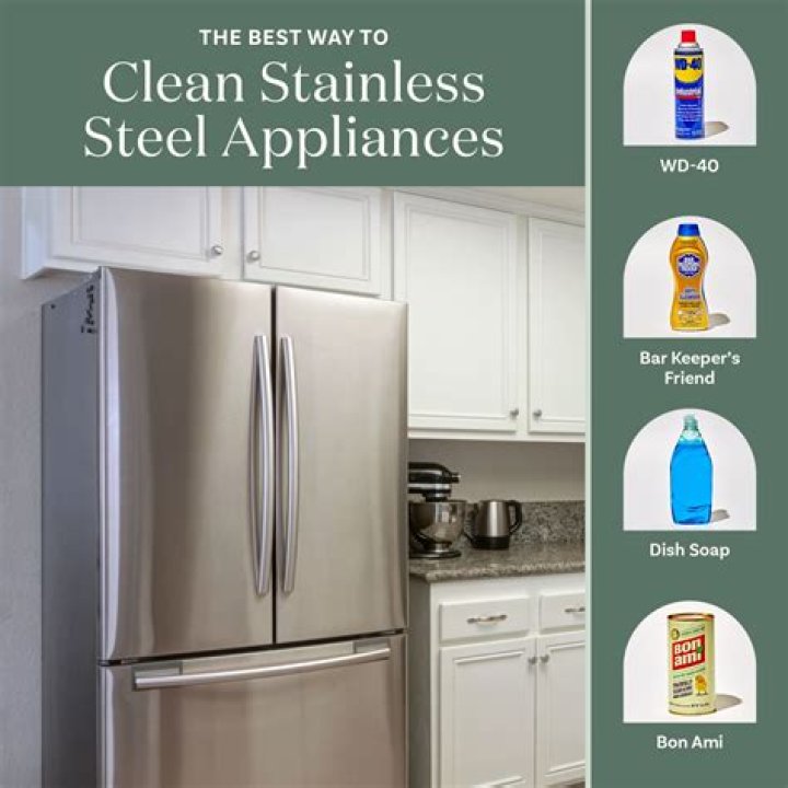 What cleans stainless steel