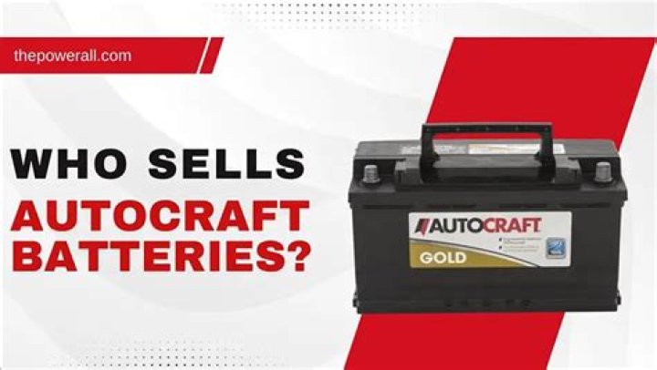 What company sells AutoCraft batteries