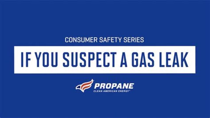 What do you do if you suspect a propane leak?
