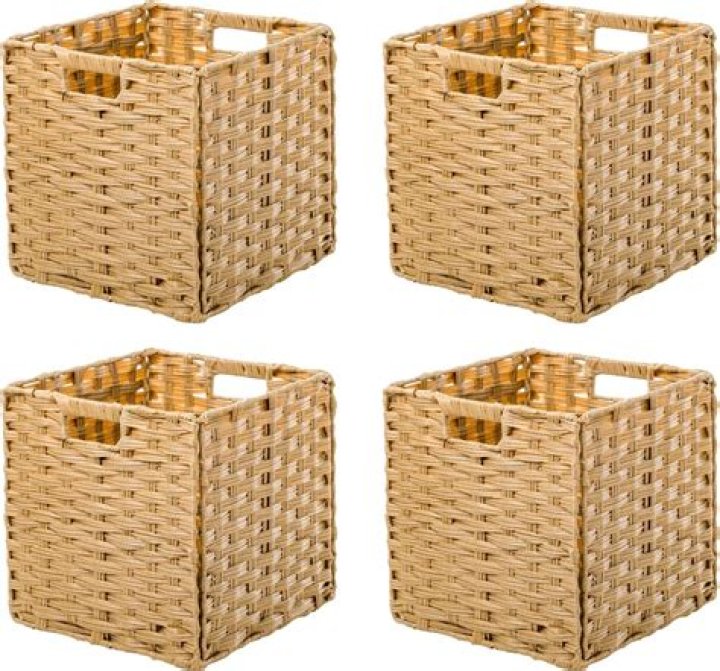 What do you store in a large wicker basket