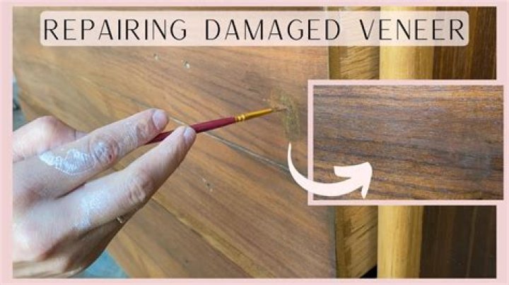 What do you use to repair wood veneer in RV?