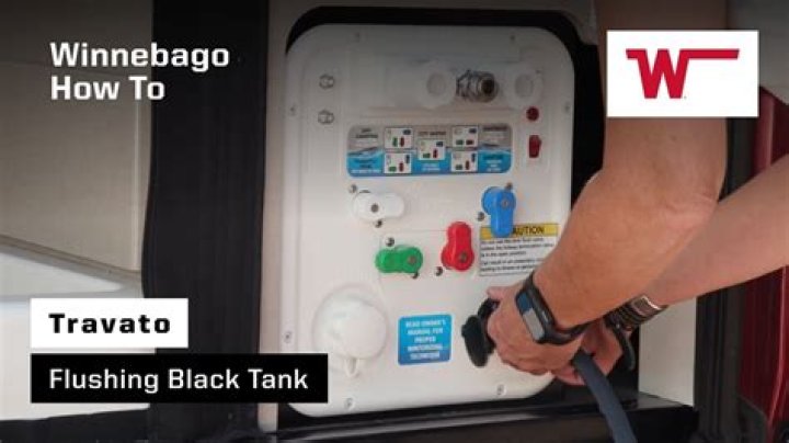What does black tank flush do?