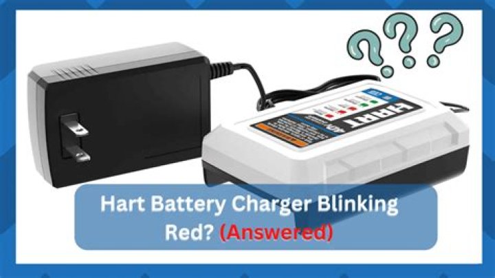 What does it mean if my battery charger is red?