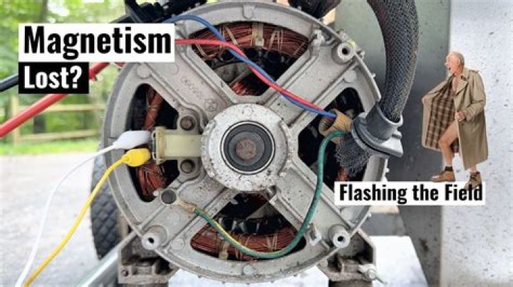 What does it mean to flash the field on a generator?