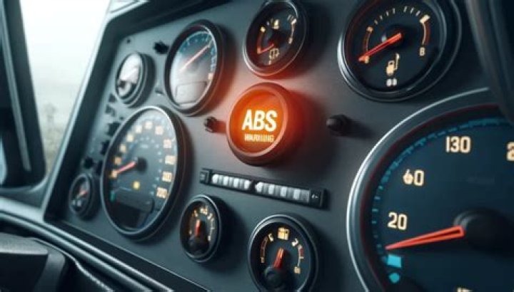 What does it mean when the ABS light stays on?