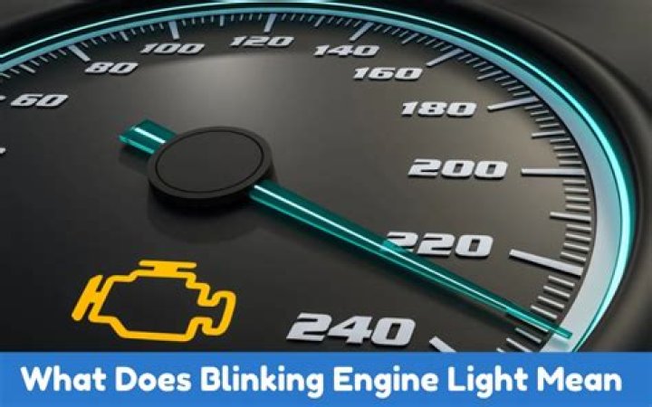 What does it mean when the light is blinking?