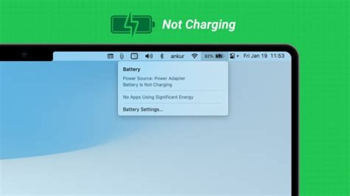 What does it mean when your battery is not charging?