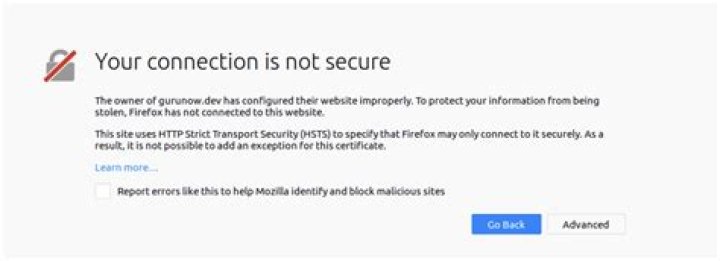 What does it mean when your website is not secure?