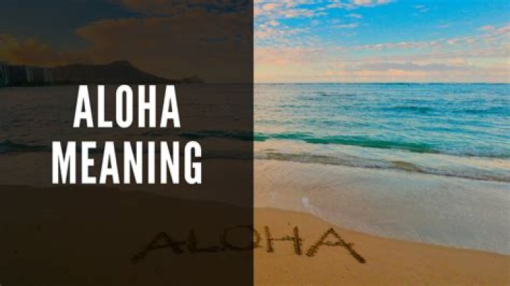 What does Kapu Aloha mean in Hawaiian