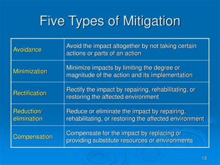 What does mitigation mean in legal terms