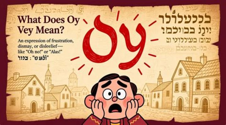 What does Oy vey Schmear mean