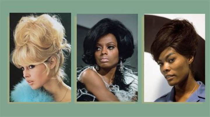 What hairstyles were popular in the 60s?