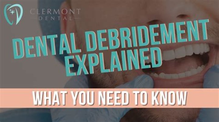 What happens after a full mouth debridement