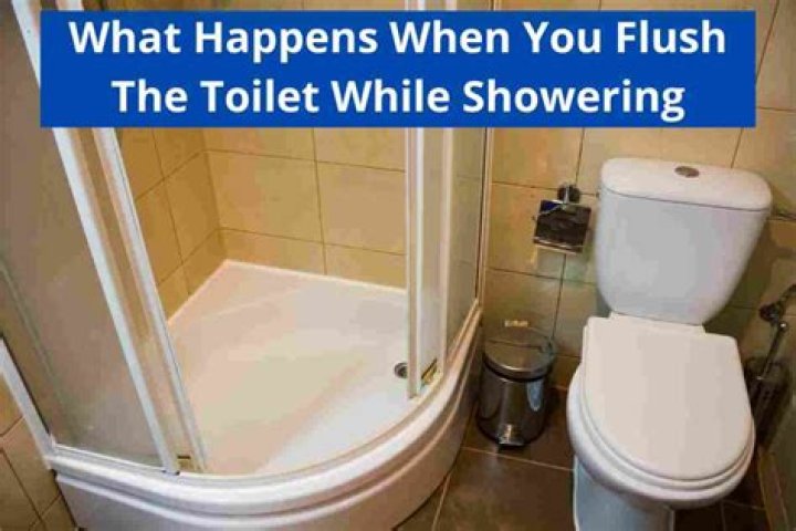 What happens if you turn off the water when you flush the toilet?