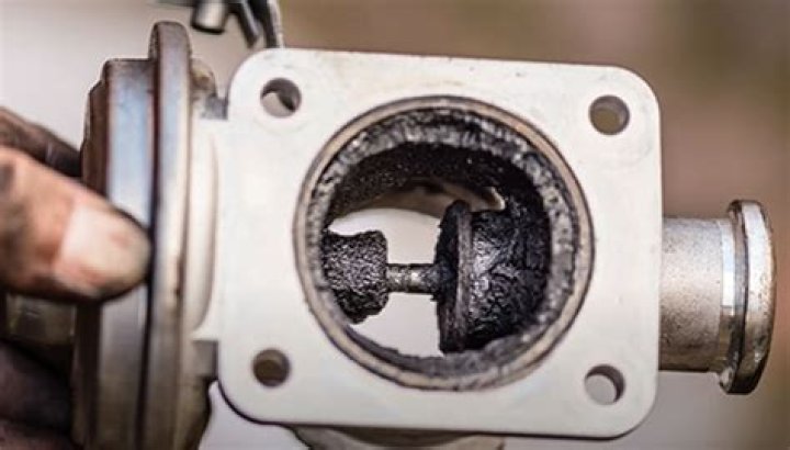 What happens when EGR valve stuck closed