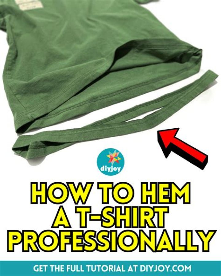 What is a hem on a shirt?