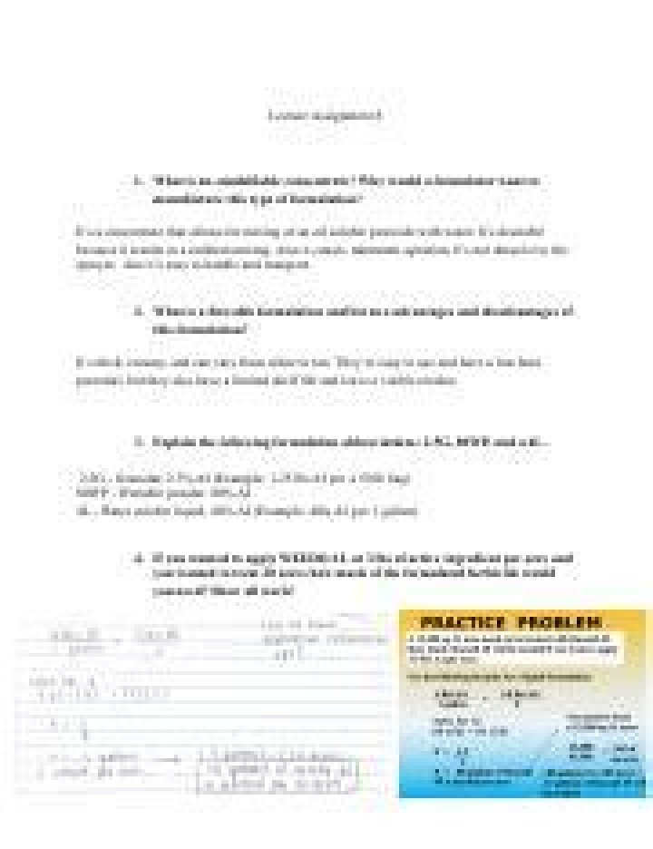 What is an emulsifiable concentrate