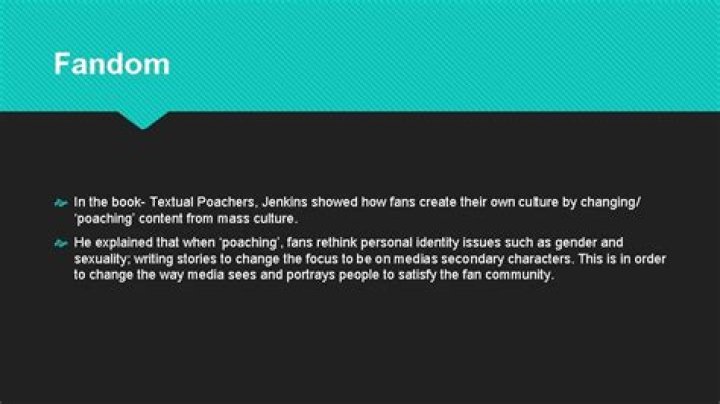 What is Henry Jenkins fandom theory