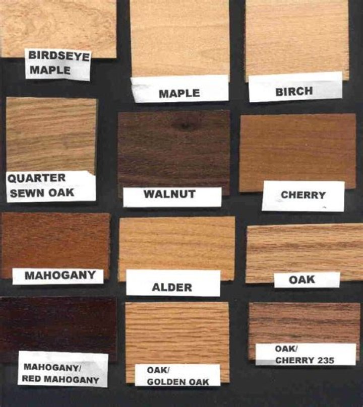 What is light colored wood called