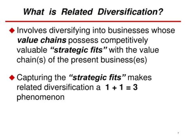 What is related diversification strategy