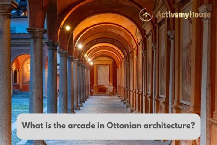What is the arcade in ottonian architecture