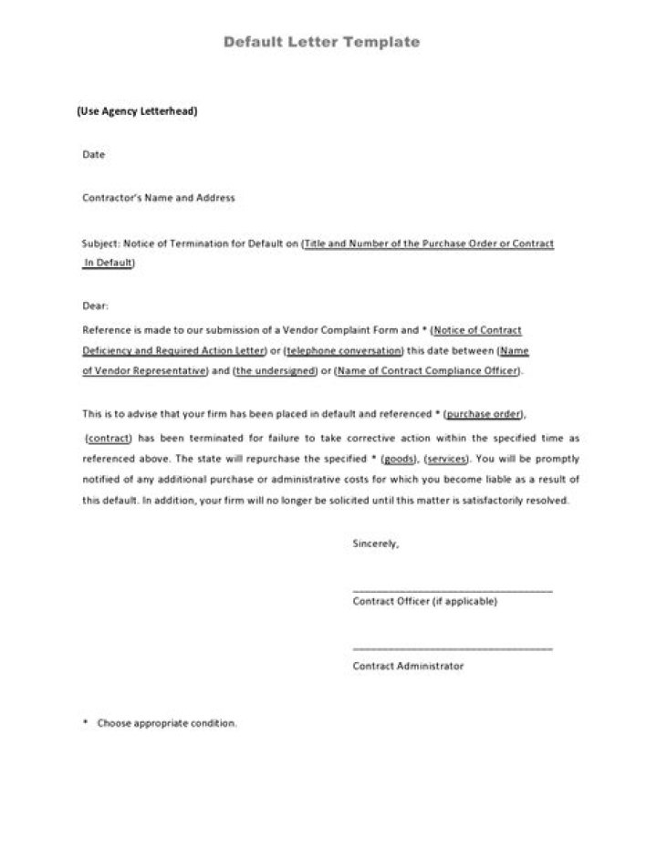 What is the default for the buyers deposit on the contract