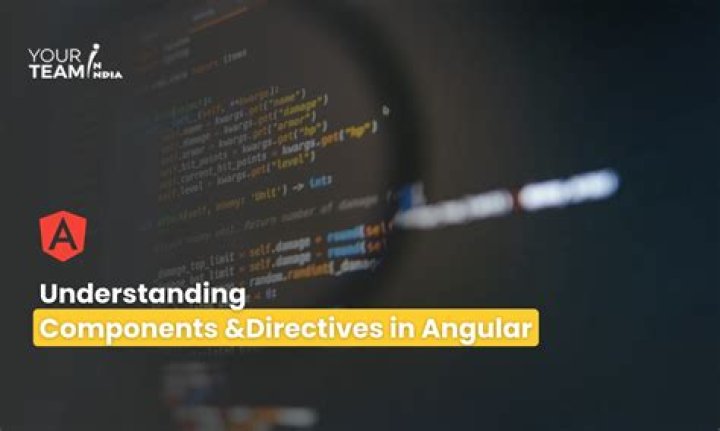 What is the difference between components and directives in angular 4