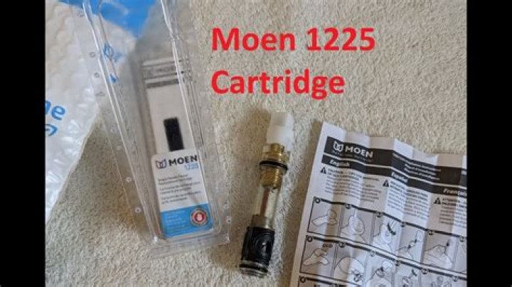What is the difference between Moen cartridge 1200 and 1225