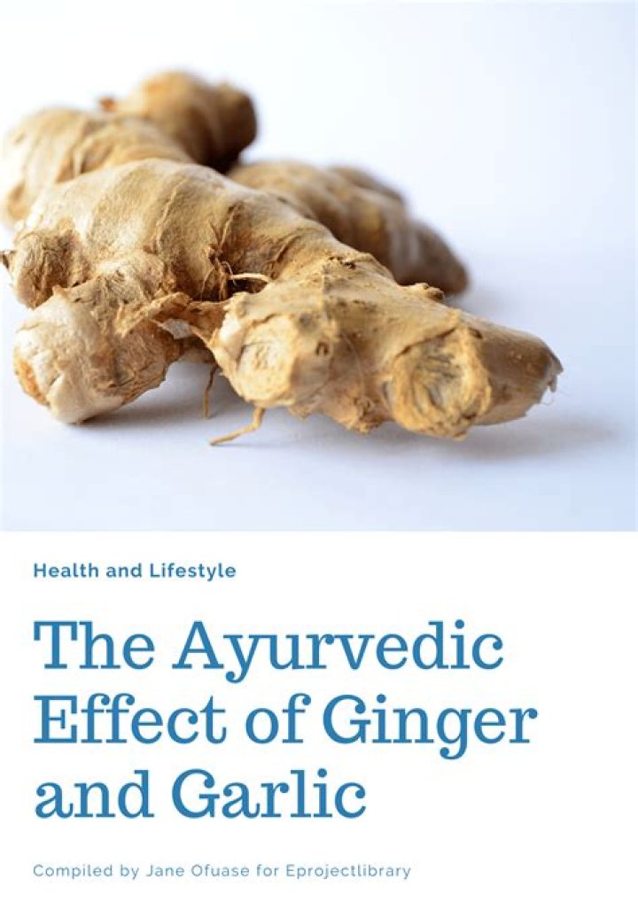 What is the effect of ginger in the body