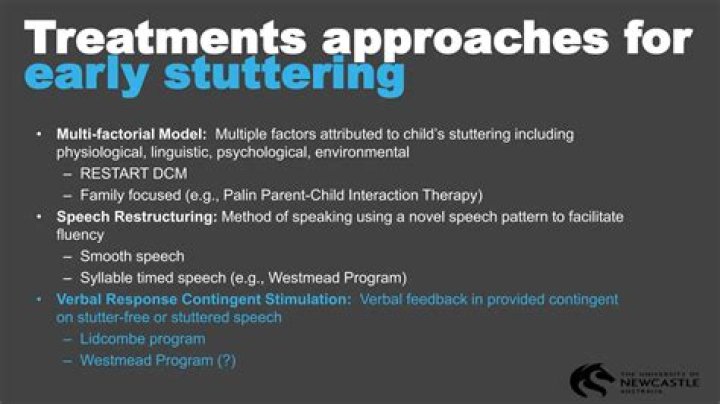 What is the Lidcombe program of early stuttering intervention