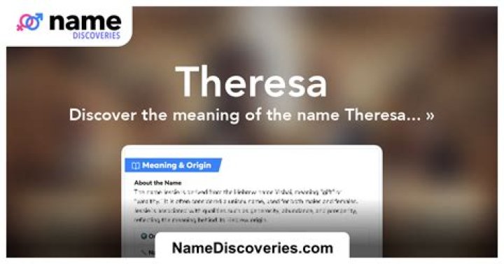 What is the meaning of name Theresa